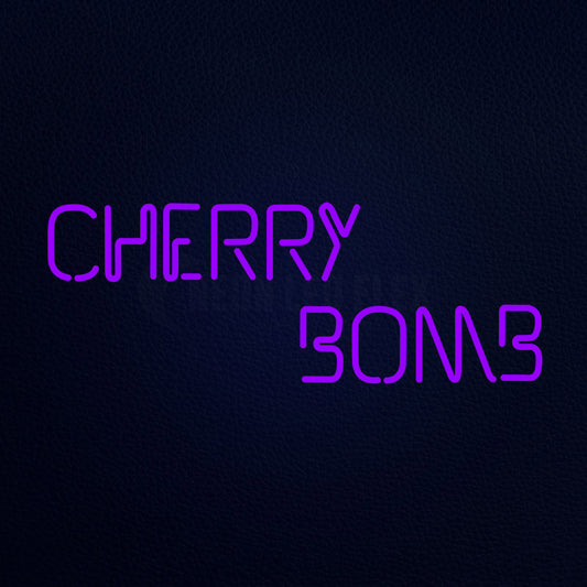 Cherry Bomb 32" x 13" LED Neon Sign