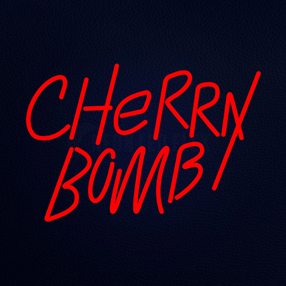 Cherry Bomb 21" x 15" LED Neon Sign