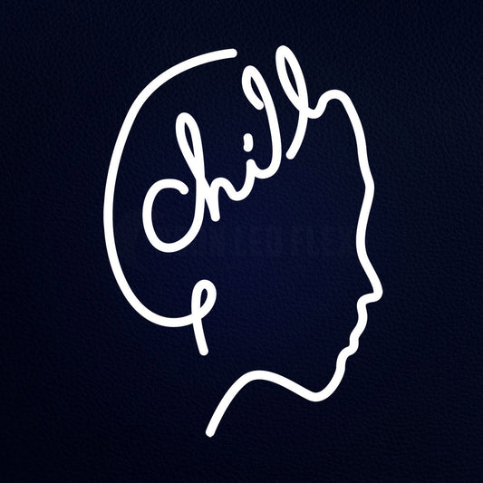Chill 14" x 19" LED Neon Sign