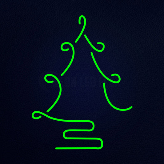 Chrismash Tree 24" x 31" LED Neon Sign