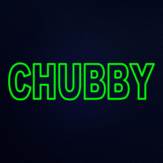 Chubby 32" x 13" LED Neon Sign