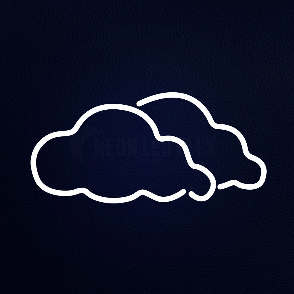 Clouds 19" x 10" LED Neon Sign