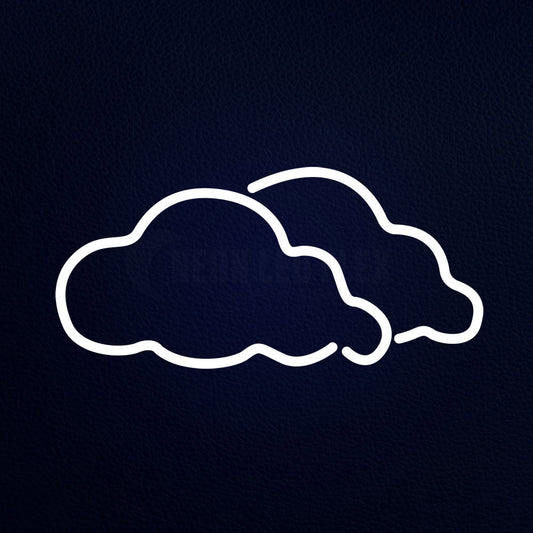 Clouds 19" x 10" LED Neon Sign
