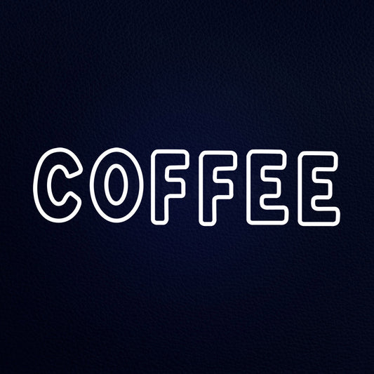 Coffee 32" x 10" LED Neon Sign