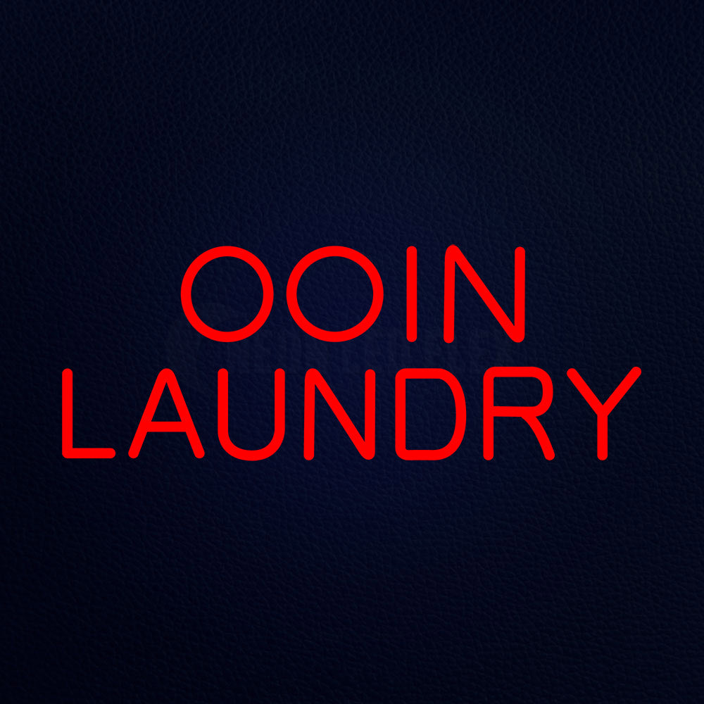 Coin Laundry 10" x 24" LED Neon Sign