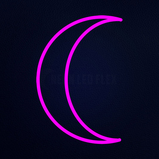 Computer Icon License Moon 14" x 17" LED Neon Sign