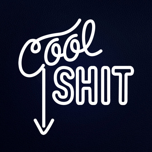 Cool Shit 16" x 17" LED Neon Sign