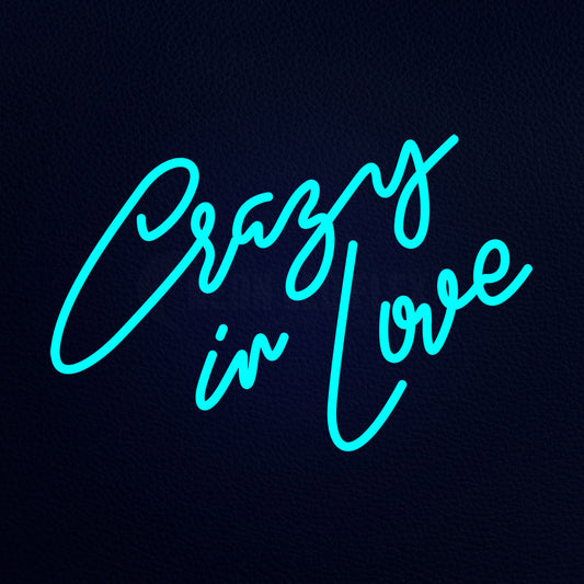 Crasy In Love 21" x 15" LED Neon Sign
