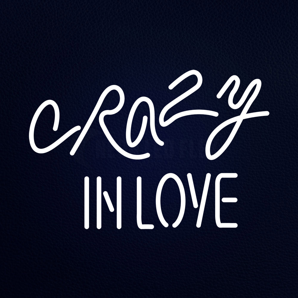 Crasy In Love 21" x 15" LED Neon Sign