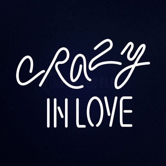 Crasy In Love 21" x 15" LED Neon Sign
