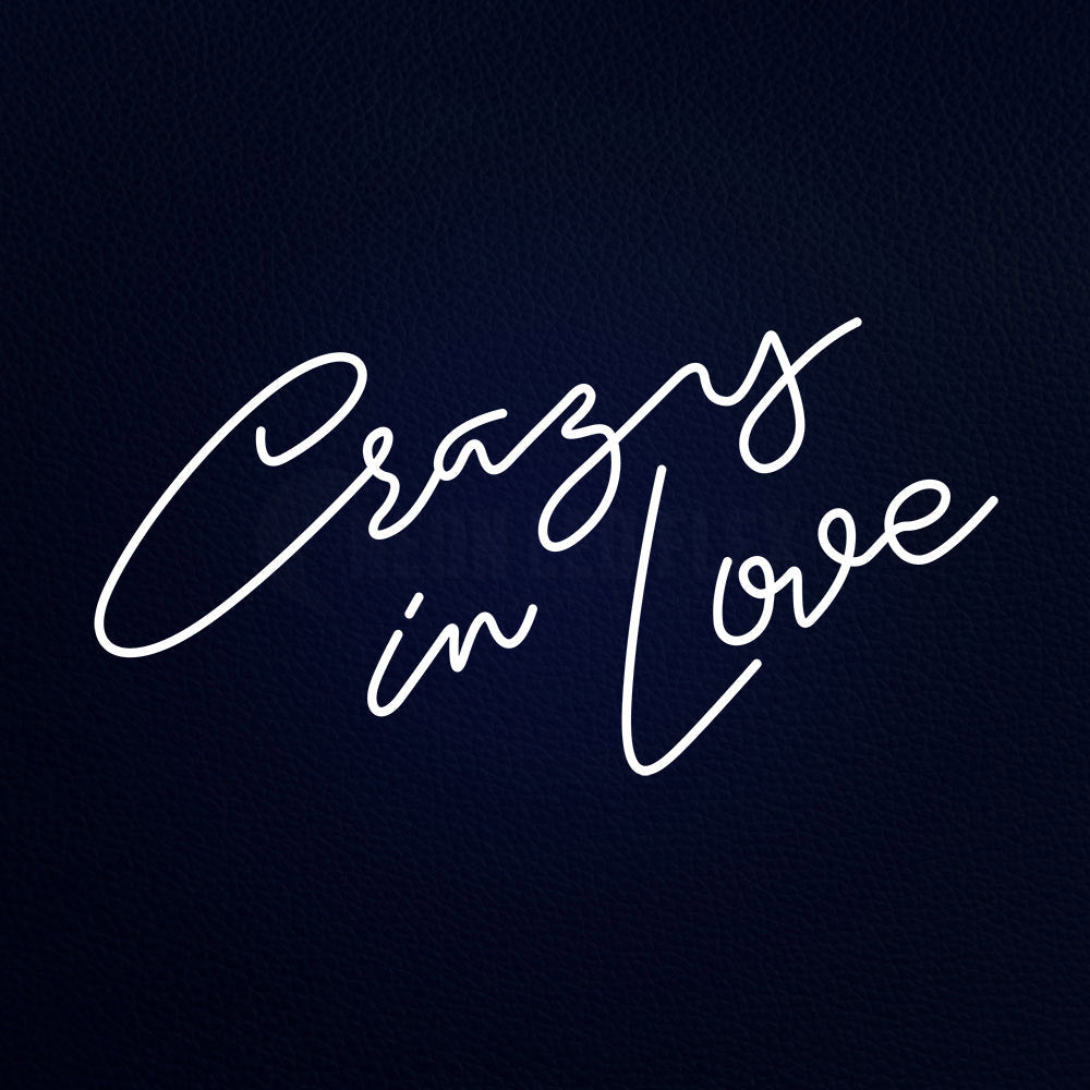 Crazy In Love 37" x 20" LED Neon Sign