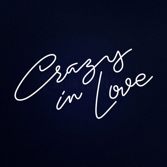 Crazy In Love 37" x 20" LED Neon Sign