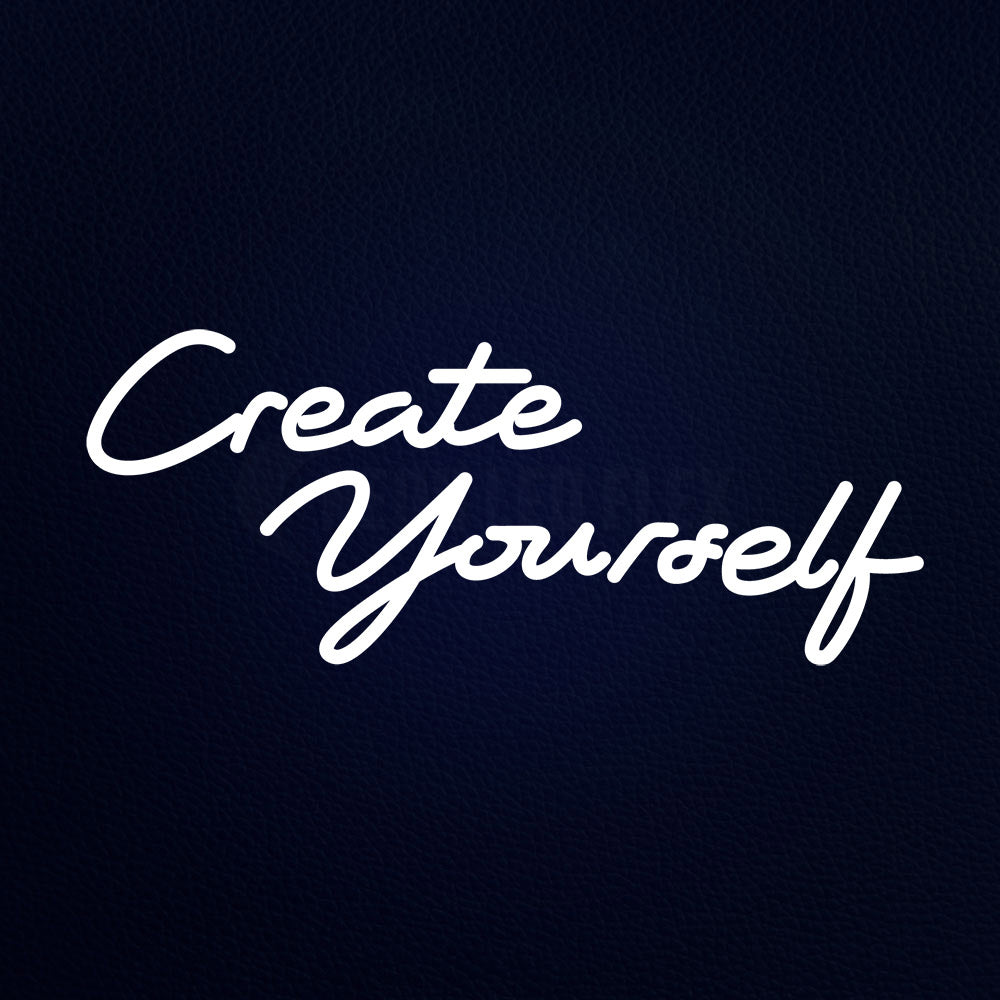 Create Yourself 24" x 10" LED Neon Sign