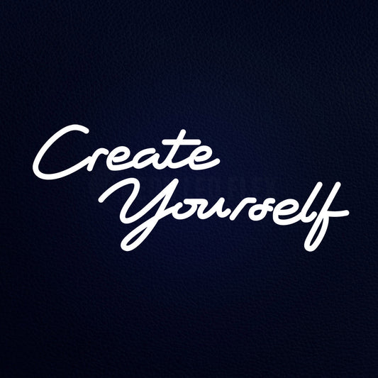 Create Yourself 24" x 10" LED Neon Sign