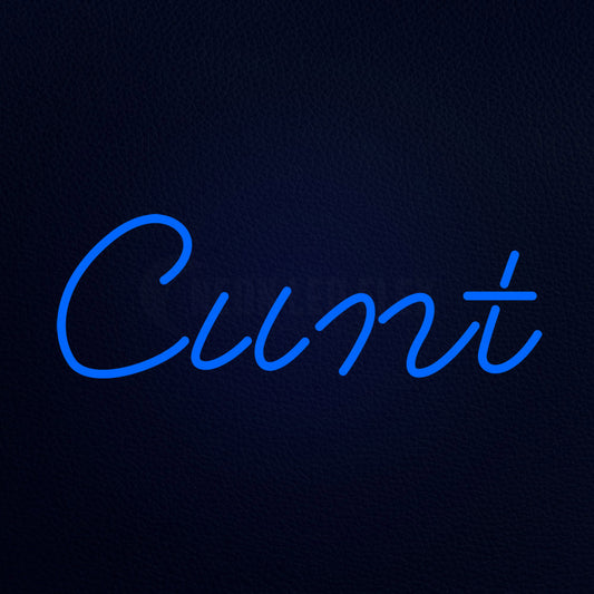 Cunt 24" x 10" LED Neon Sign