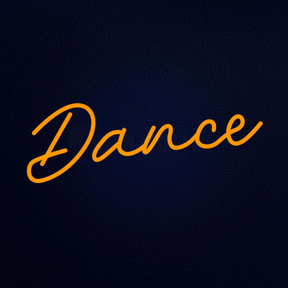 Dance 24" x 10" LED Neon Sign