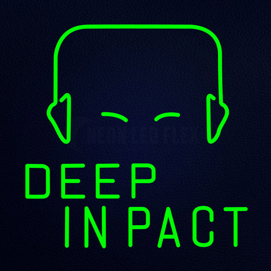 Deep In Pact 24" x 24" LED Neon Sign