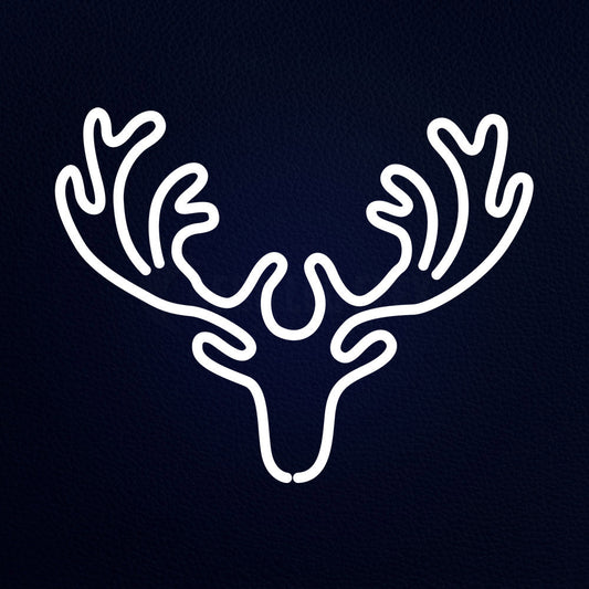 Deer 20" x 19" LED Neon Sign