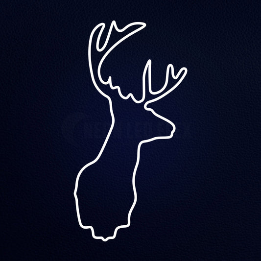 Deer 37" x 20" LED Neon Sign