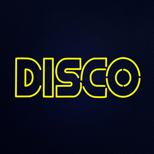 Disco 13" x 32" LED Neon Sign