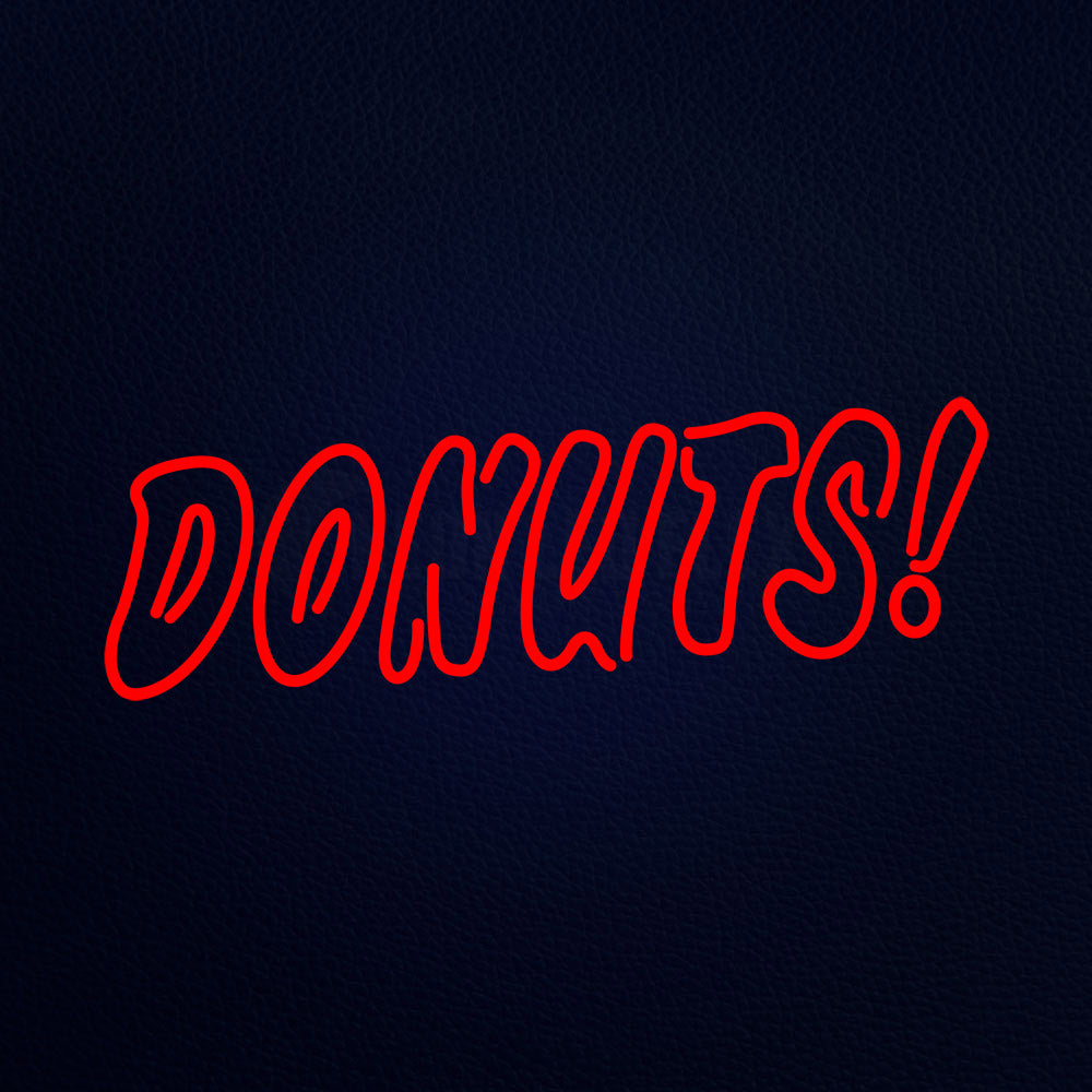 Donuts 32" x 13" LED Neon Sign