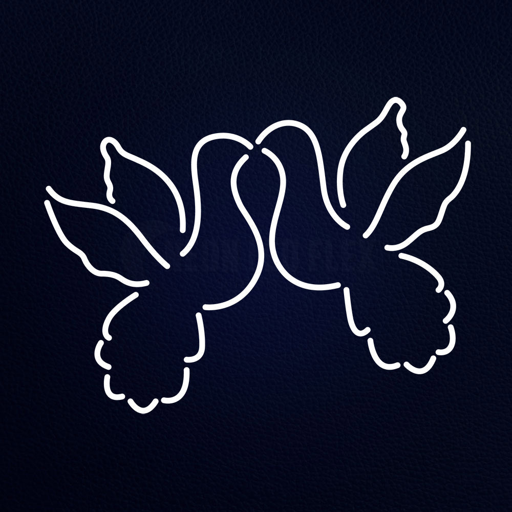 Doves 24" x 31" LED Neon Sign