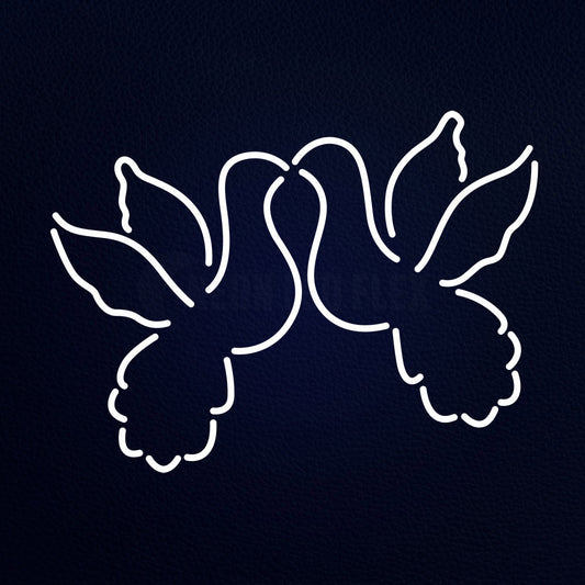 Doves 24" x 31" LED Neon Sign