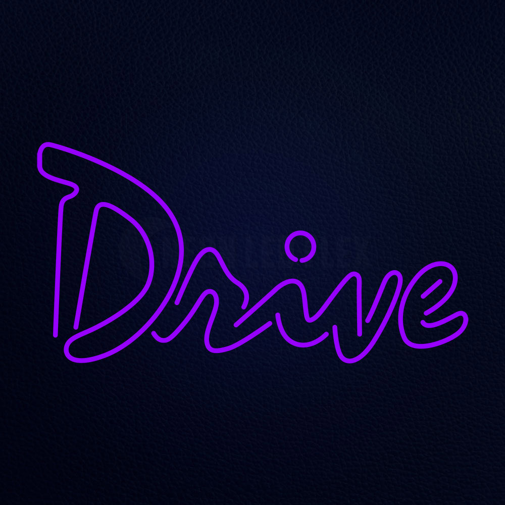 Drive 37" x 20" LED Neon Sign