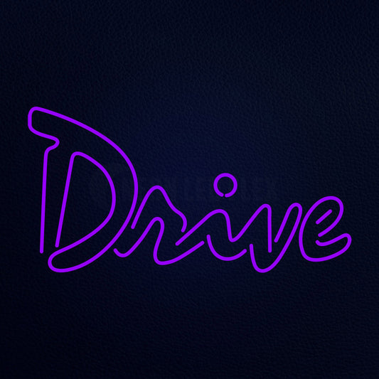 Drive 37" x 20" LED Neon Sign