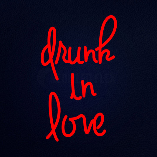 Drunk In Love 12" x 19" LED Neon Sign
