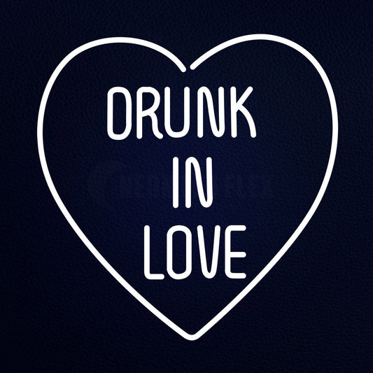 Drunk In Love 24" x 24" LED Neon Sign