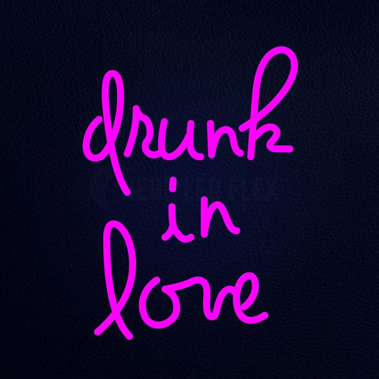 Drunk in Love 14" x 19" LED Neon Sign