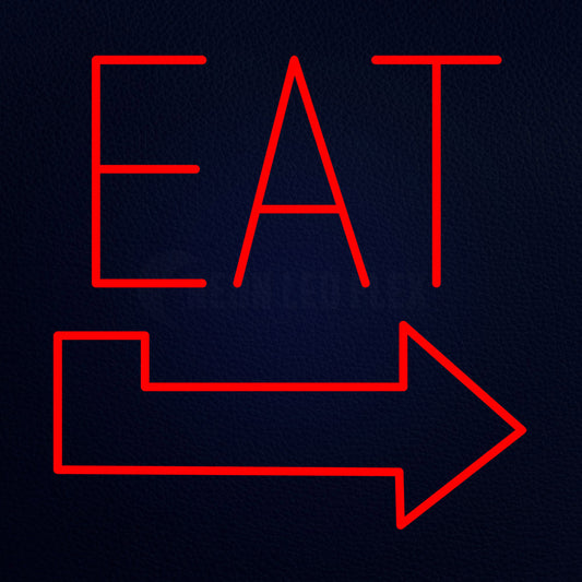 Eat Arrow 24" x 24" LED Neon Sign