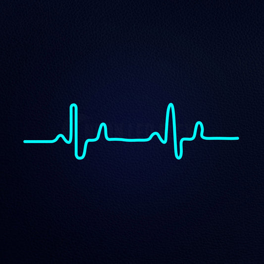Ecg Electrocardiogram 32" x 10" LED Neon Sign