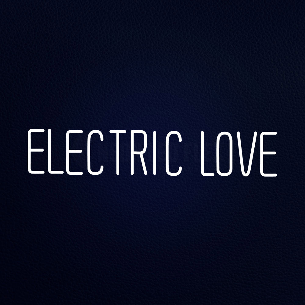 Electric Love 24" x 6" LED Neon Sign