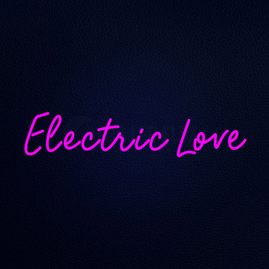 Electric Love 32" x 8" LED Neon Sign