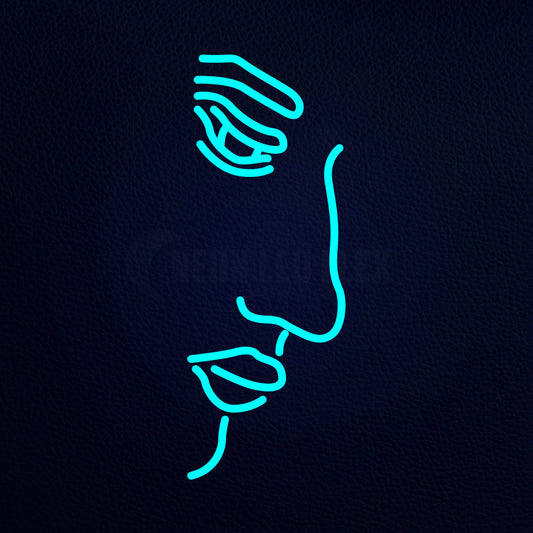 Face 10" x 24" LED Neon Sign