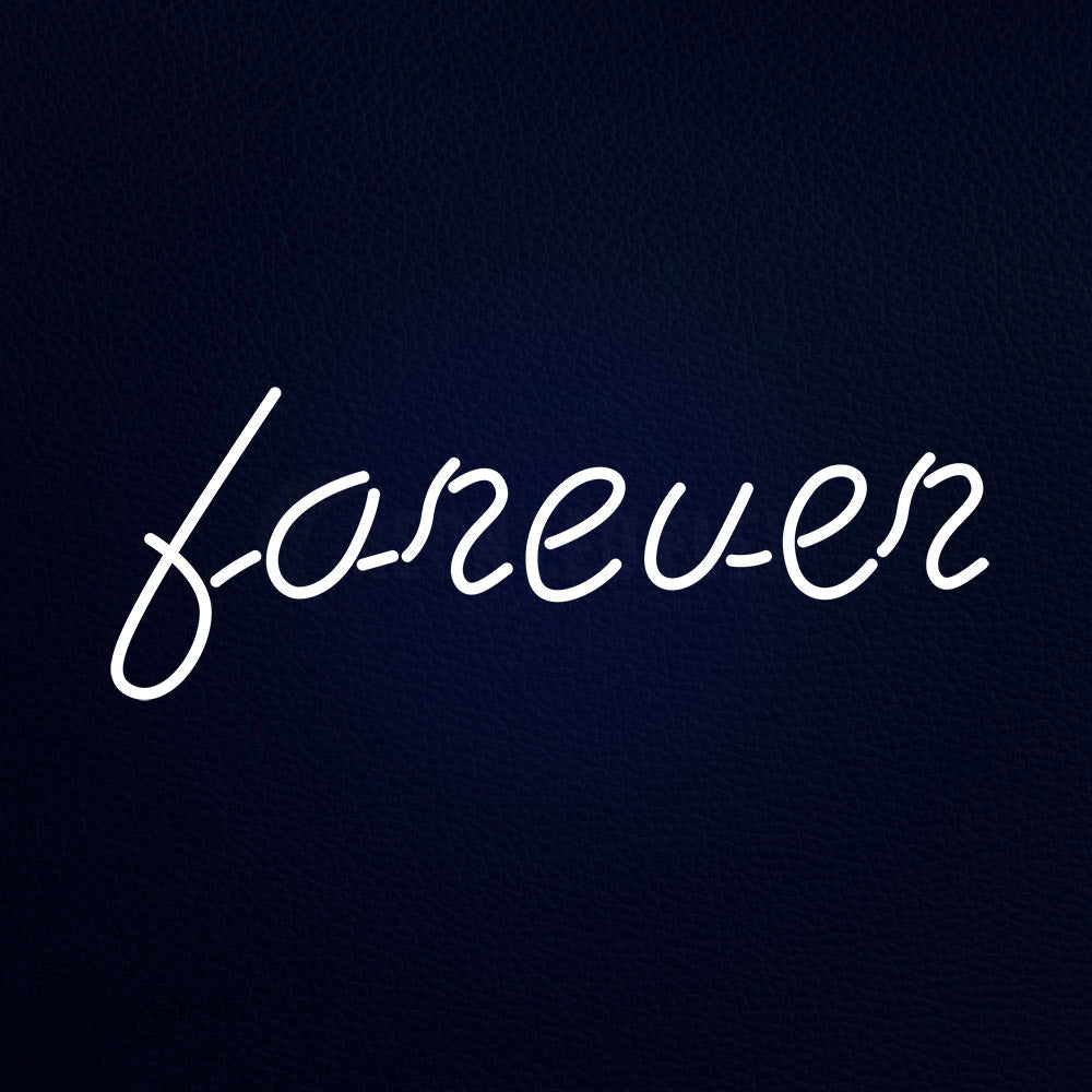 Forever 32" x 13" LED Neon Sign