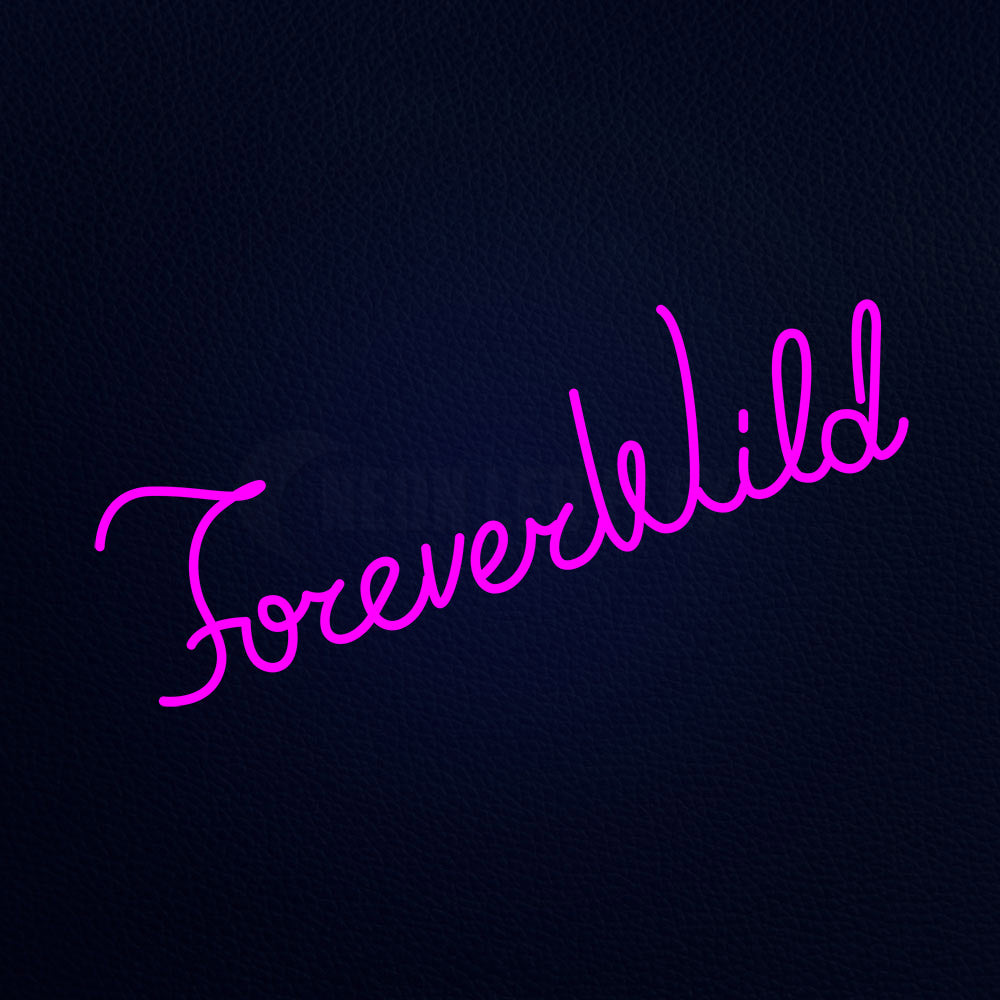 Foreverwild 37" x 20" LED Neon Sign