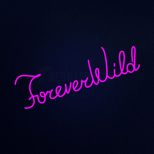 Foreverwild 37" x 20" LED Neon Sign