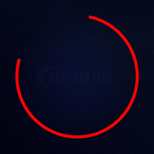 Framentary Circle 18" x 18" LED Neon Sign