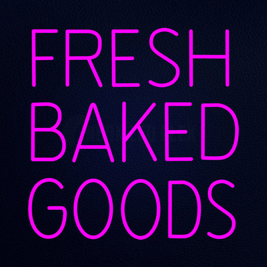 Fresh Baked Goods 18" x 18" LED Neon Sign