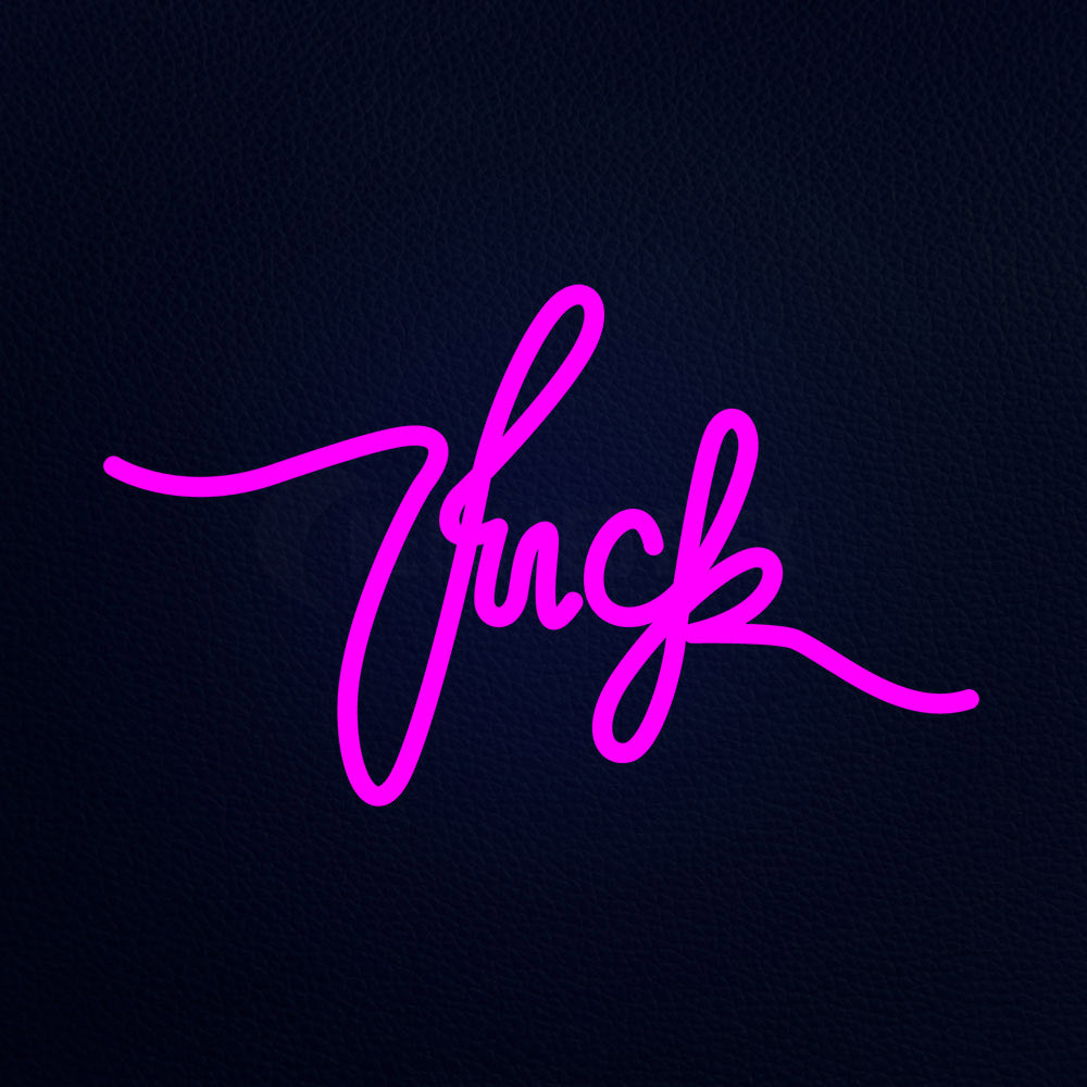 Fuck 19" x 12" LED Neon Sign