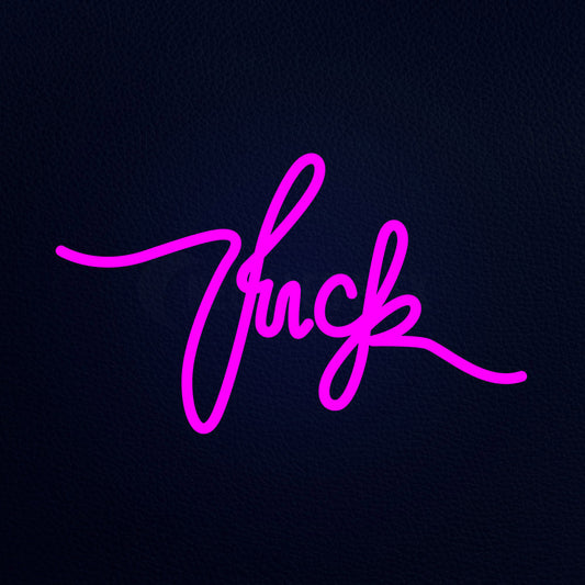 Fuck 19" x 12" LED Neon Sign