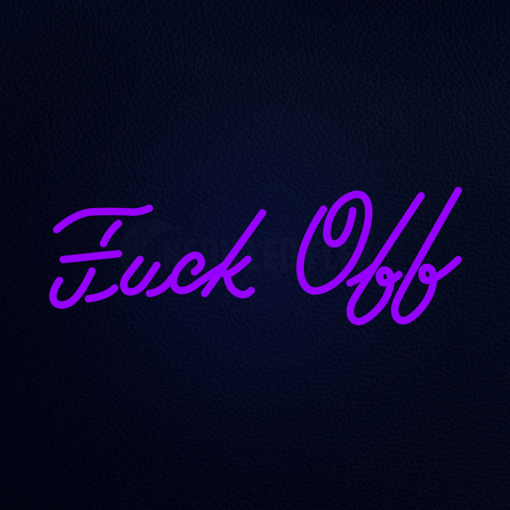 Fuck Off 24" x 10" LED Neon Sign