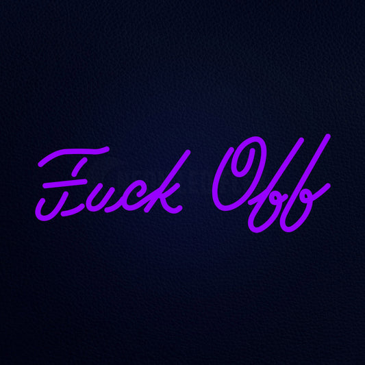 Fuck Off 24" x 10" LED Neon Sign