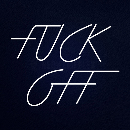 Fuck Off 31" x 24" LED Neon Sign