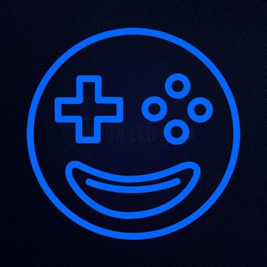 Gamer Emoji 14" x 14" LED Neon Sign