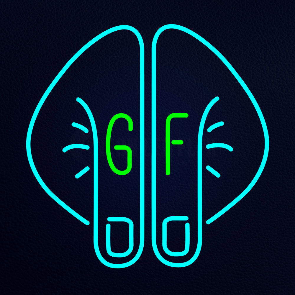 Gf Hand 24" x 24" LED Neon Sign