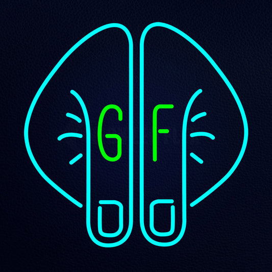 Gf Hand 24" x 24" LED Neon Sign
